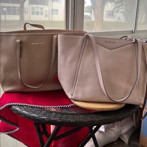Michael Kors bundle of 2 Leather Bags